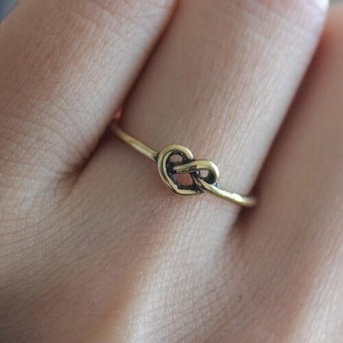 Wholesale 10pc Mix Color Of Handmade Heart Dot Ring Witness The Eternal Love Rings Free Shipping