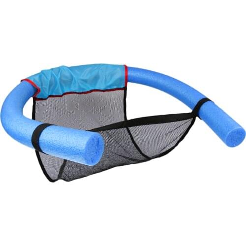 Floating Pool Noodle Sling Mesh Chair Net for Swimming Seat Water Relaxation Soft and Floating Colorful & Harmless Chair Net