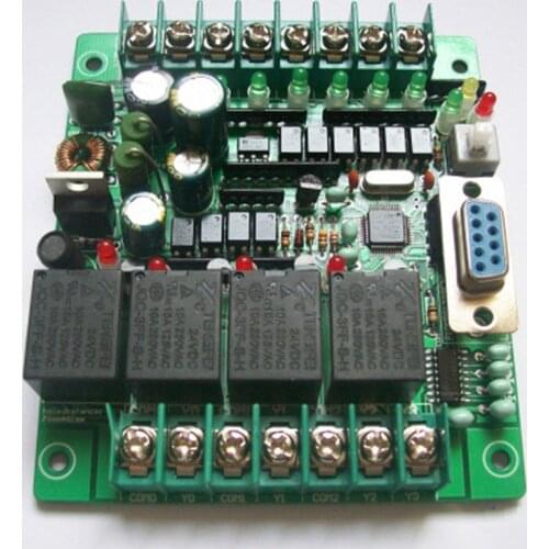 PLC Industrial Control Board Programmable Controller FX1N-10MR SRD24VDC MCU Control Board