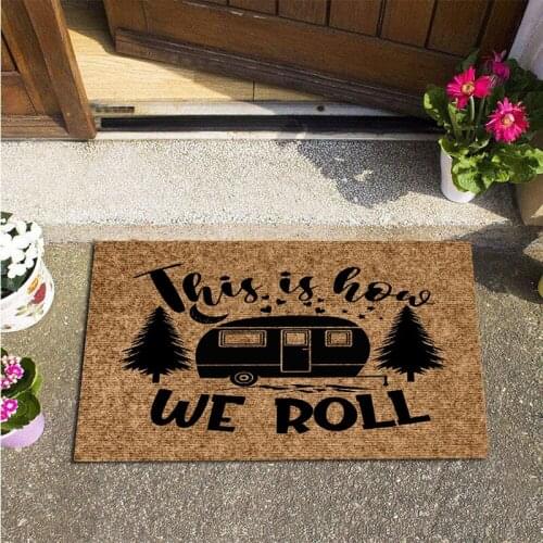 Anti-Slip Entrance Doormat Balcony Hallway Carpets Absorbent Rugs for Home Bedroom Decor Indoor Outdoor Wear-resistant Foot Pad
