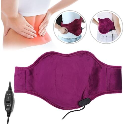 USB Adjustable Electric Heating Moxibustion Belts Hot Compress Uterus Warmer Relieve Menstrual Pains Dampness Colds Massage Pads