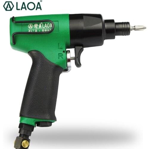 LAOA 8P Self-locking Design Pneumatic Screwdriver Air Screwdriver with Rubber Handle made in Taiwan