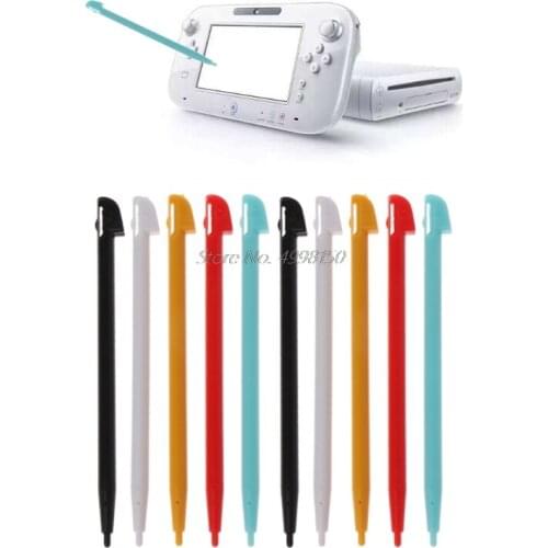 10Pcs Stylish Color Touch Stylus Pen for Nintendo Wii U WIIU GamePad Console Dropship