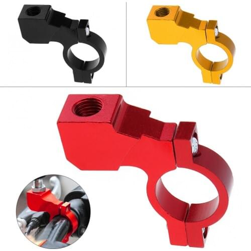 Universal Motorcycle ATV Rear View Mirror Bracket Mount Adapter Holder Clamp Screw CNC Aluminum 22mm Handlebar