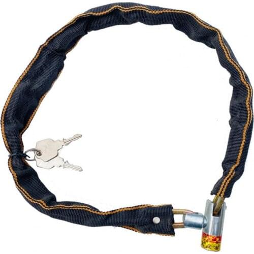 Bicycle Chain Lock with Keys Cycling MTB Road Bike Accessories Safety Anti-Theft Bike Cable Lock Security Supplies