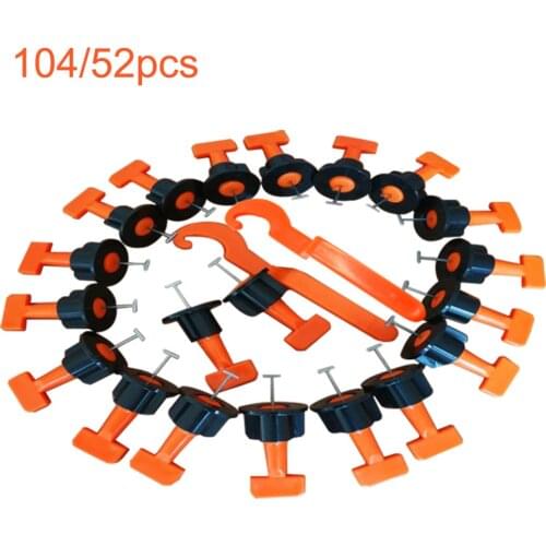 104/52pcsTile levellers Mini Level Wedges Alignment Tile Spacers for Wall Floor Tiles carrelage Leveling Leveler Locator Spacers
