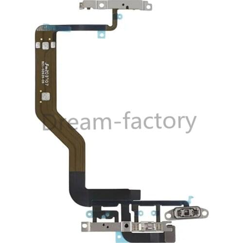 5PCS Power Button On Off Flex Cable Mute Volume Switch Connector Ribbon Parts for iPhone 12 Mini 12 Pro Max