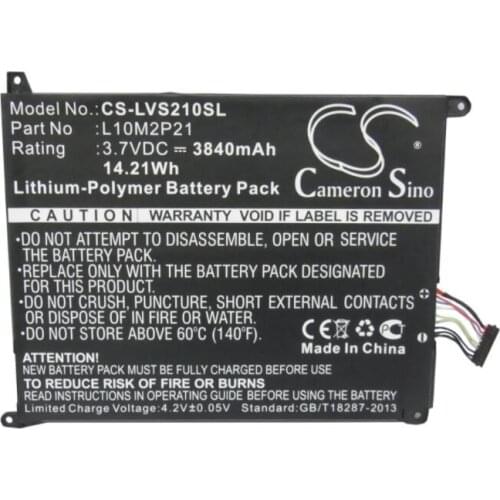 Cameron Sino 3840mAh battery for LENOVO Ideapad S2007 S2007a S2007A-D 1ICP04/45/107-2 L10M2P21 L10M2P22 Tablet Battery