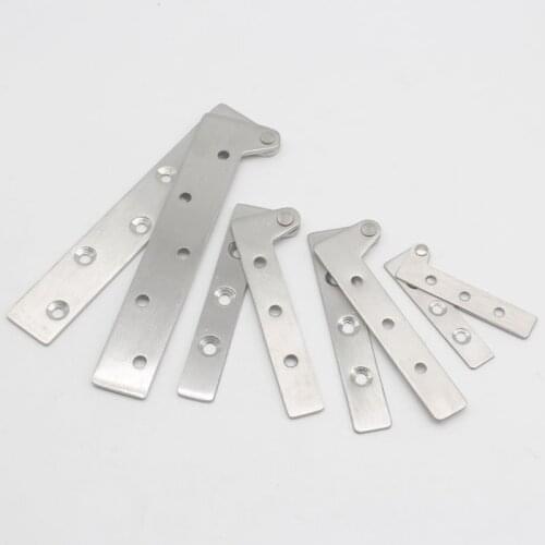 Door shaft stainless steel chicken mouth hinges upper and lower hinges heaven and earth shaft 180 degrees rotation one word hing