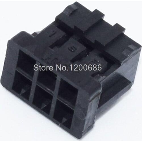 DF11 Series DF11-6DS-2C 6 Position Housing Connector Black 0.079" (2.00mm) 6POS 2MM DUAL CRIMP