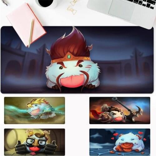 Elegant LOL Poro Gaming Mouse Pad PC Laptop Gamer Mousepad Anime Antislip Mat Keyboard Desk Mat For Overwatch/CS GO