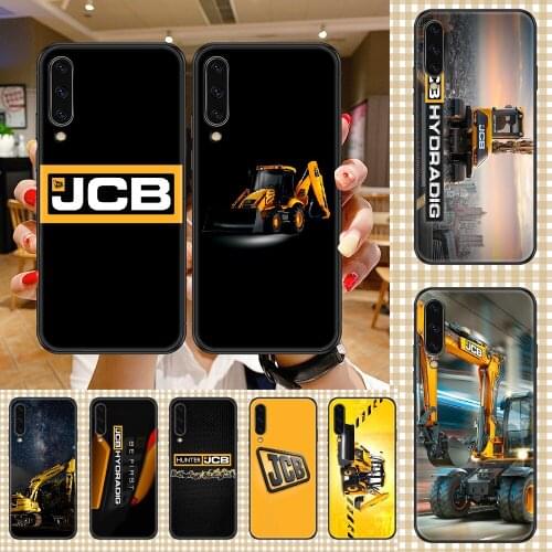 Jcb Excavator Phone case For Samsung Galaxy A 3 5 7 8 10 20 21 30 40 50 51 70 71 E S 2016 2018 4G black trend waterproof pretty