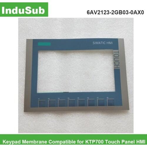 Keypad 6AV2123-2GB03-0AX0 KTP700 Touch Panel for 6AV2 123-2GB03-0AX0 with Membrane keypad