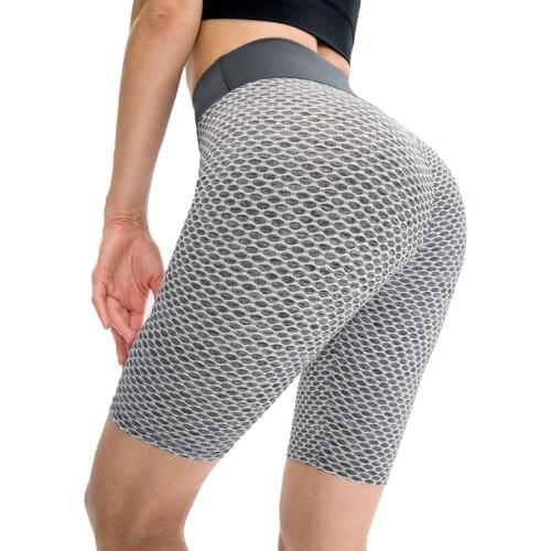Compression Shorts Women High Waist Leggings Fitness Sports Shorts Womens Yoga Gym Workout Short Buttoms Elastic Cycling shorts
