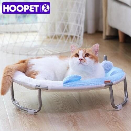 HOOPET Cat Bed Pet Hammock Cats Bed Indoor Cat House Mat for Small Dogs Bed Kitten Summer Cute Sleeping Mats