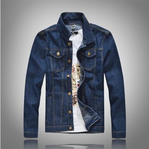 Men\s Denim Jacket Men Hip Hop Coat Retro Spring Autumn Fashion Trendy Jeans Bomber Jacket Male Cowboy Coats Clothing Size 5XL