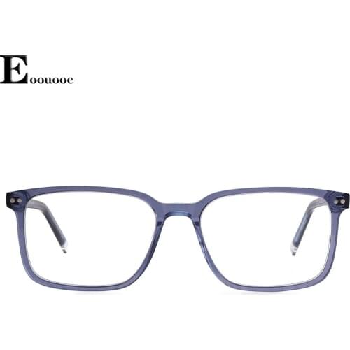 Man Square Glasse Frame Acetate Opticas Fashion Woman Eyewear Prescription Optician Eyeglasses