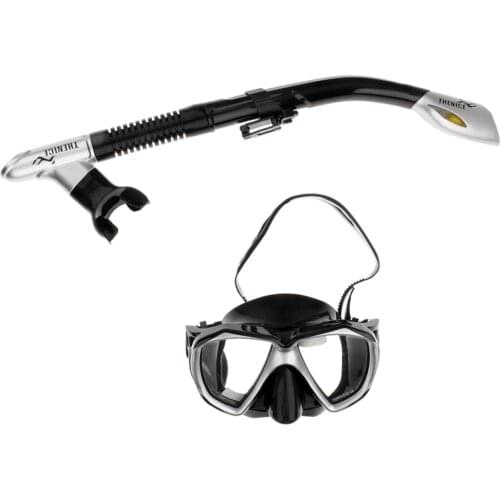 Snorkel Set - Snorkel Mask - Full-Dry Top - Scuba Mask - Diving Mask - Anti Fog Dive Mask - Snorkeling Mask