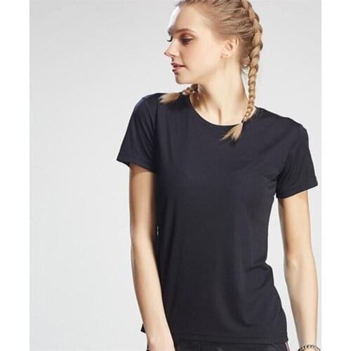 MRMT 2021 new womens T-shirt combed cotton ladies solid color round neck short-sleeved shirt T-shirt