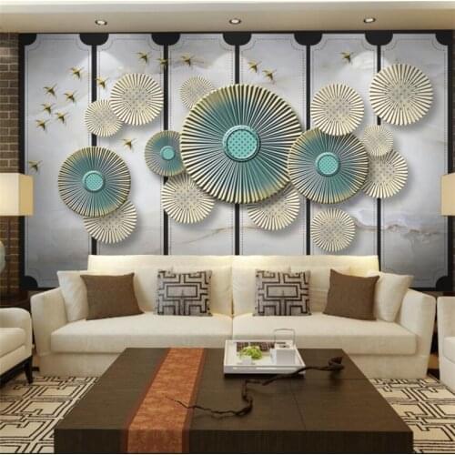 Custom wallpaper 3d fashion wrought iron background wall living room bedroom restaurant decoration mural wall papers home decor