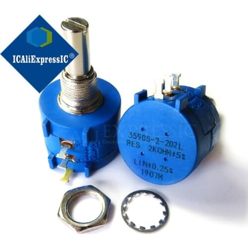 5PCS 3590S series resistance 1K 2K 5K 10K 20K 50K 100K ohm Potentiometer Adjustable Resistor 3590 102 202 502 103 3590S-2
