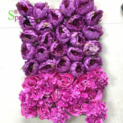 SPR floral arrangements for Artificial rose wedding flower wall backdrop arch table centerpiece decorations 10pcs/lot