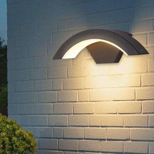 Led Outdoor Wall Lamp Waterproof Courtyard Lamp Personality Creative Outdoor Induction Balcony Wall Lamp Door Light Wall Lamp