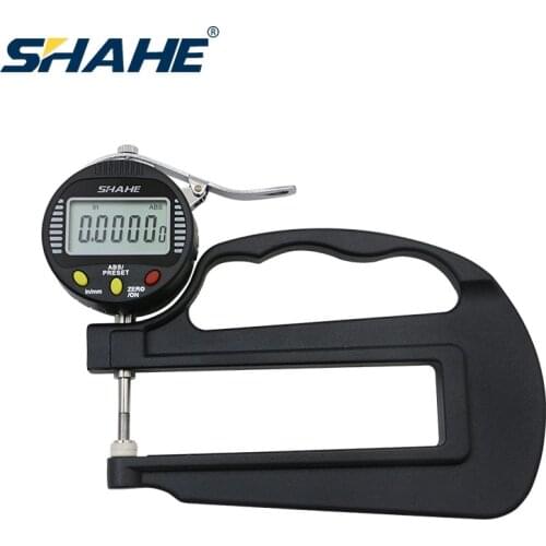 SHAHE 0.001mm 10mm digital thickness gauge Paper / leather / rubber / fabric / sheet metal / glass digital thickness Gauge