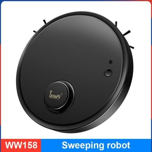 1500PA Smart Sweeper Purple Fluorescent Lamp Washing Sweeping Mopping Integrated Bilateral Brush Silent Sweeping Robot water