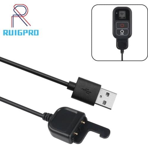 50cm USB Charger Cable for GoPro Hero 8 7 6 5 WIFI Remote Control for Go Pro Wi-Fi Remoter Charging Action Camera Accessory