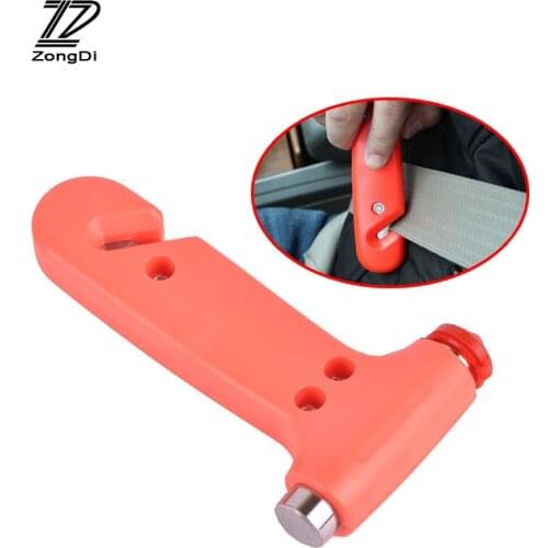 ZD 1Pc Car safety hammer multi-function Emergency survival tools for Renault duster Mazda 3 6 Chevrolet cruze Ford accessories