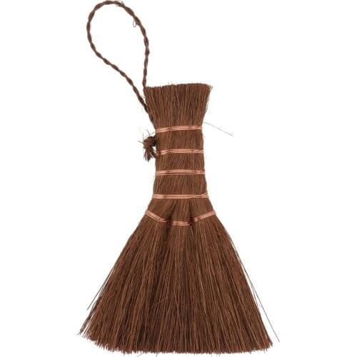 1Pc Mini Cleaning Palm Broom Tea Ceremony Broom Practical Small Broom Household Cleaning Tool Adorable Broom