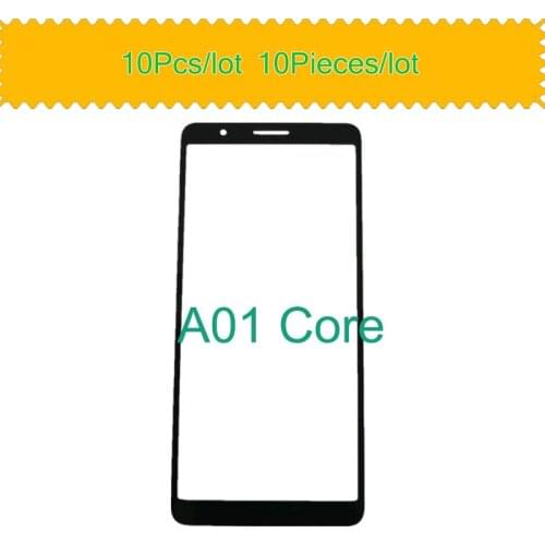 10Pcs/Lot For Samsung Galaxy A01 Core A013 SM-A013F/DS Touch Screen Panel LCD Front Outer Glass Lens With OCA Hollow Glue