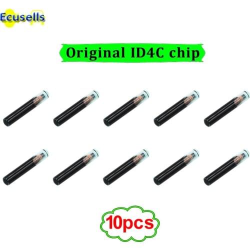 10pcs/lot Original TP02 ID4C 4C blank glass Transponder chip auto car key Chip