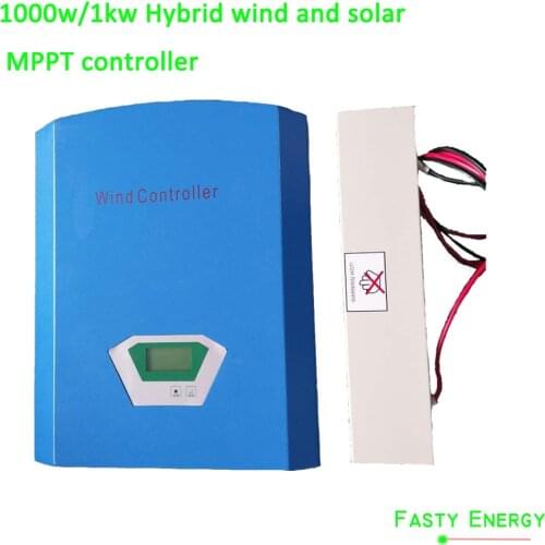 1000w/1kw 48VDC 240v IP42 hybrid wind and solar MPPTcontroller regulator for wind enenrgy windmill generators for charging