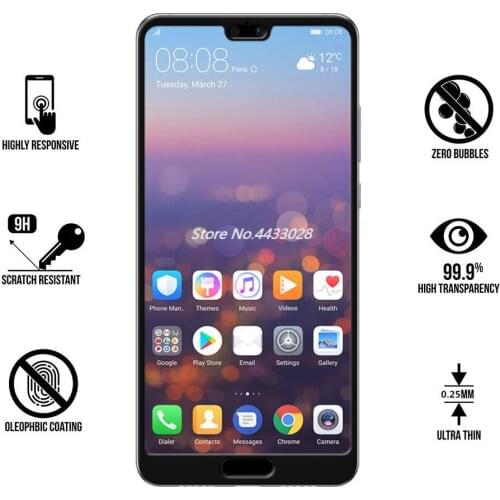 2.5D 9H Full Glue Black Cover Screen Protector For Huawei P20 Lite P20 Pro Tempered Glass for Huawei P20 Protective Film Glass