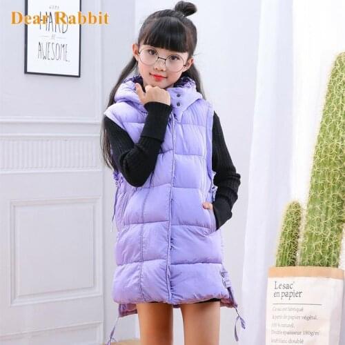 2020 baby girl Winter clothes Boy Children Fur Hooded Vests Waistcoats For Kids Family Outerwear Coats Parent-child Causal gilet