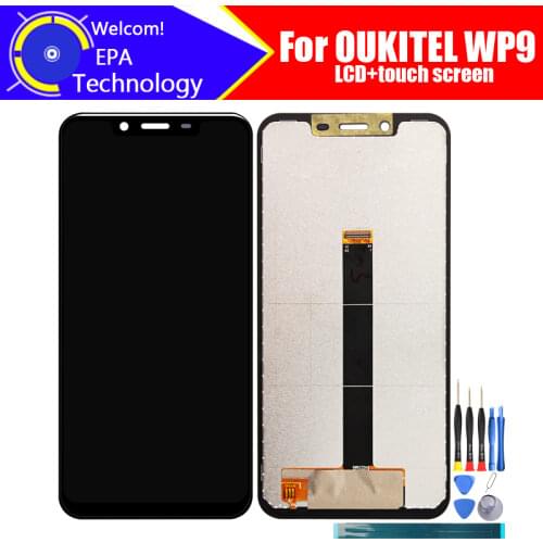5.86 inch OUKITEL WP9 LCD Display+Touch Screen Digitizer Assembly 100% Original New LCD+Touch Digitizer for OUKITEL WP9+Tools