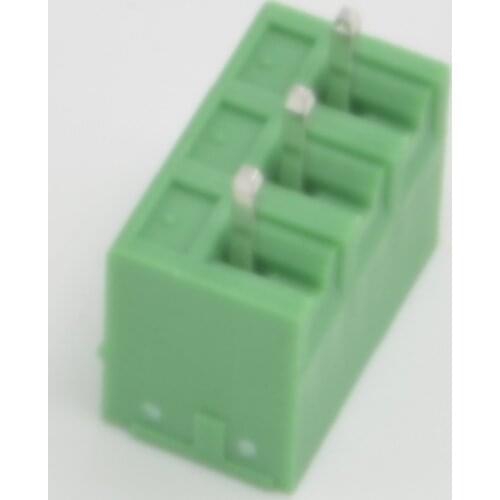50pcs/lot) 15EDG-3.5-3P Straight Pin PCB Screw Terminal Block Connector 3.5mm Pitch 3 Pins Plug in
