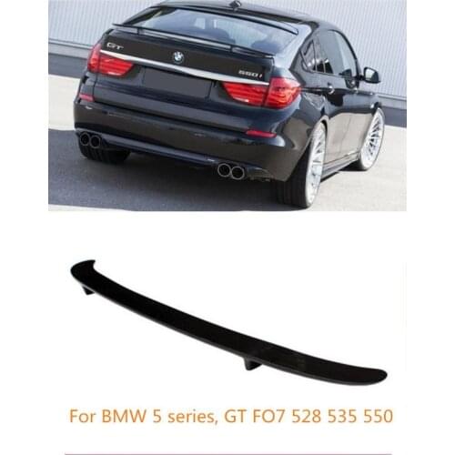Carbon Fiber Car Rear Wing Trunk Lip Spoilers Fits For BMW 5 Series GT F07 528 535 550 2010-2017