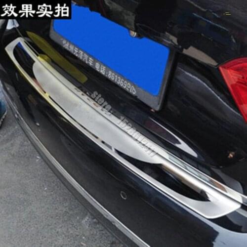 Car Styling High quality stainless steel car Rear bumper Protector Sill For 2011-2017 Volkswagen Passat B7 (98 cm)