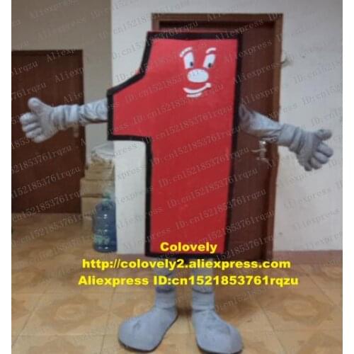 Figure Number One 1 Digit Numeral Numeric Character Mascot Costume Adult Cartoon Grad Night Product Launch zz6839