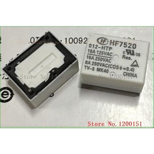 HF7520-012-HTP 4 16A250VAC
