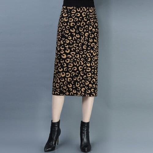 JANELUXURY Knitted Pencil Skirts