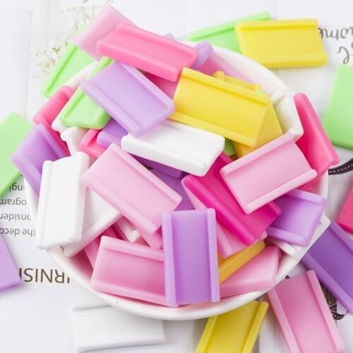 100pcs/lot 18X23mm Kawaii Resin Bubble Gum Candy Cabochon For Mobile Case Scrapbooking Craft DIY Decorative Embellishment