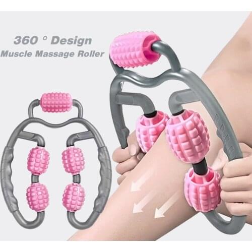 Multifunctional Massage Roller Leg Cellulite Weight Loss Massager Wheel Health Care Bddy Muscle Pain Relief Massage Roller