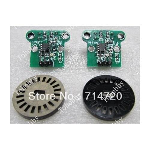 Free Shipping Robot smart car chassis speed detection module with Encoder disk(2pcs/pack)