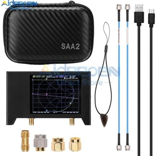 New 2.8 inch LCD Display NanoVNA VNA HF VHF UHF UV V2 Antenna Analyzer SAA-2N 3G Vector Network Analyzer + Battery