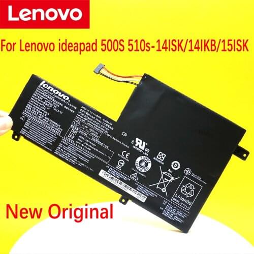 Lenovo NEW Original laptop Battery For Lenovo ideapad 500S 510s-14ISK/14IKB/15ISK L14M3P21 L14L3P21