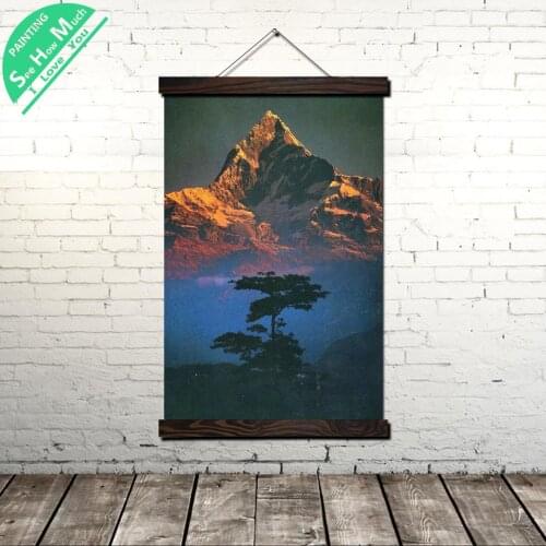 Nature Landscape Mountain Modern Wall Art Print Pop Art Print Picture And Poster Hanging Scroll Canvas Painting Frame Home Decor